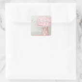 Sticker rose gâteau d'anniversaire Sweet 16 Person (Sac)