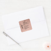 Sticker rose Gold (Enveloppe)