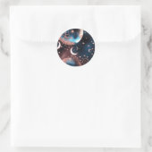Sticker - Rose Gold Celestial Moon Design (Tas)