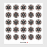 Sticker Rose Gold Poker Chip Casino Mariage Party 3cm<br><div class="desc">Célébrez en style avec ces stickers de mariage de puces de poker élégants et très tendance. Chaque autocollant est de 3cm lorsqu'il est acheté sur la feuille de 20.3cm x 20.3cm et il y a 25 autocollants par feuille. Le design est facile à personnaliser avec votre libellé d'événement spécial et...</div>
