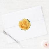 Sticker rose jaune (Enveloppe)