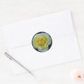 Sticker rose jaune (Enveloppe)