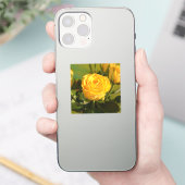 Sticker Rose jaune (Téléphone)