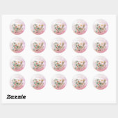 Sticker rose Little Bird Floral (Feuille)