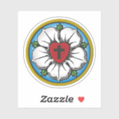 Sticker Rose luthérien (Feuille)