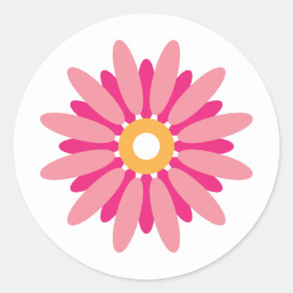 Sticker rose marguerite