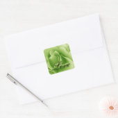 Sticker Rose Mariage Lime Green LOVE (Enveloppe)