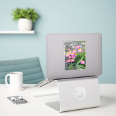 Sticker Rose Peint marguerite sauvage Fleurs naturelles ph (Ordinateur portable sur le bureau)