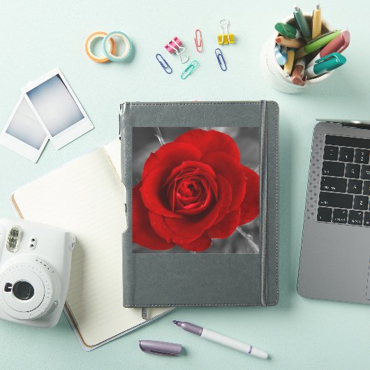 Sticker Rose rouge (Couverture iPad)