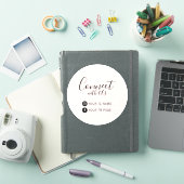 Sticker Rose | Suivre la promotion Instagram & Facebook (Couverture iPad)