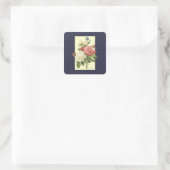 Sticker Rose Vintage rose blanc (Sac)