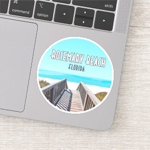 Sticker Rosemary Beach Floride Côte du Golfe Vintage