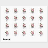 Sticker Roses Rose (Feuille)