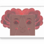 Sticker Roses rouges. (Recto)