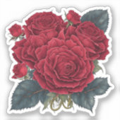 Sticker roses rouges (Recto)