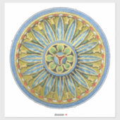 Sticker Rosette architecturale antique n° 2 (Feuille)