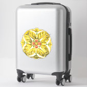 Sticker Rosette architecturale antique n° 3 (Sur valise)