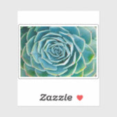 Sticker Rosette d'Echeveria, Jardin Secret de Marrakech (Feuille)