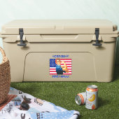 Sticker Rosie le Riveter avec le Slogan Motivationnel du d (Glacière)