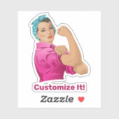 Sticker Rosie Riveter (Feuille)