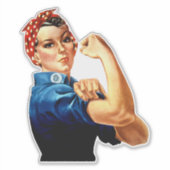 Sticker Rosie the Riveter (Devant)