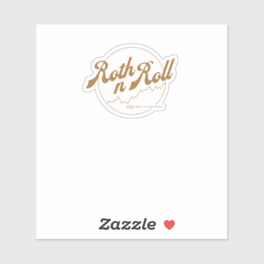 Sticker Roth n Roll World Tour Shirt – Finance Humor (Feuille)