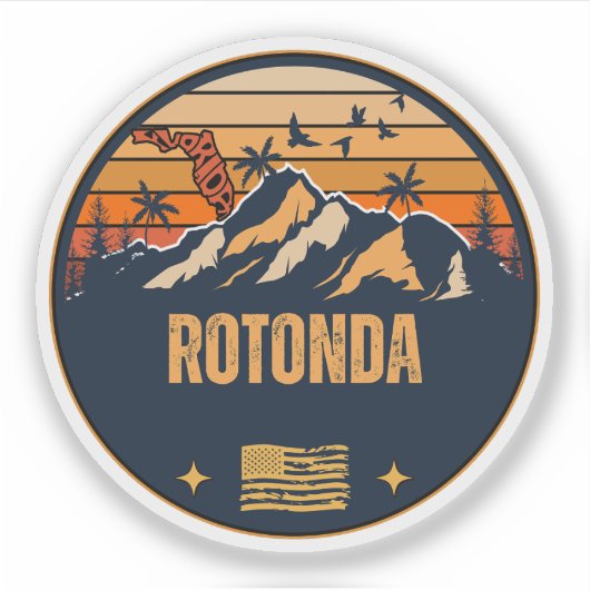 Sticker Rotonda, Floride (Devant)