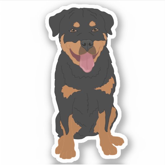 Sticker Rottweiler (Devant)