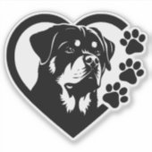 Sticker Rottweiler (Devant)