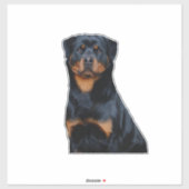 Sticker Rottweiler (Feuille)