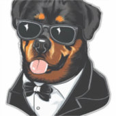 Sticker Rottweiler Le Gardien Du Corps (Devant)