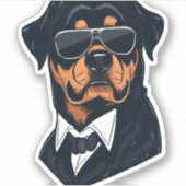 Sticker Rottweiler Les Messieurs (Devant)
