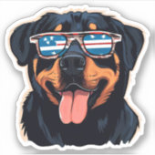 Sticker Rottweiler Puppy (Devant)