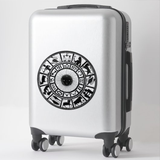 Sticker Roue zodiaque (Sur valise)
