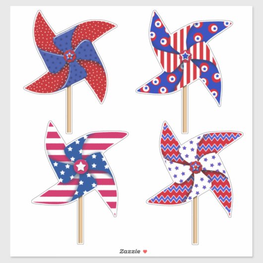 Sticker Roues patriotiques 14 x 14 feuilles (Feuille)