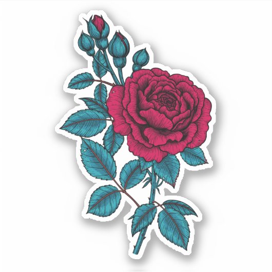 Sticker Rouge (Devant)