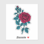 Sticker Rouge (Feuille)