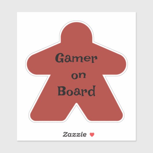 Sticker Rouge (Feuille)