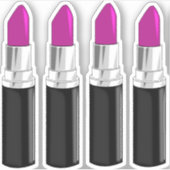 Sticker Rouge à lèvres pourpre (Devant)