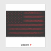 Sticker Rouge Amérique (Feuille)