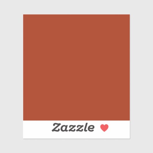 Sticker Rouge Brûlé -  (couleur unie)  (Feuille)