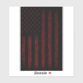 Sticker Rouge d'Amérique (Feuille)