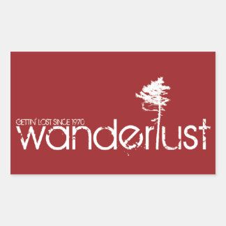 Sticker rouge en boîte