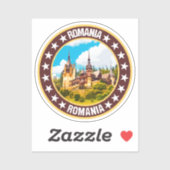 Sticker Roumanie (Feuille)