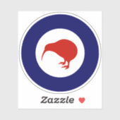 Sticker Roundel de Nouvelle-Zélande (Feuille)