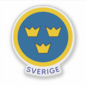 Sticker Roundel of Sweden (Devant)