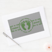 Sticker Roundel Secourt de combat | Pieds verts (Enveloppe)