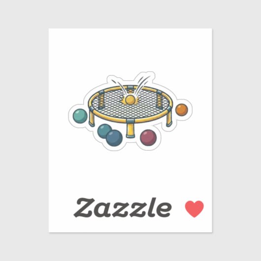 Sticker Roundnet (Feuille)