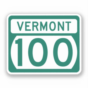 Sticker Route 100 du Vermont