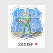 Sticker Route 66 Gemini Giant (Feuille)